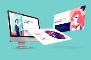 Página web profesional mostrando los beneficios de una página web para negocios, con diseño atractivo y funciones interactivas.